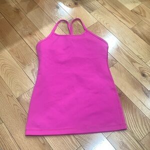 ivviva (lululemon) tank top with a built in sports bra for kids size 10